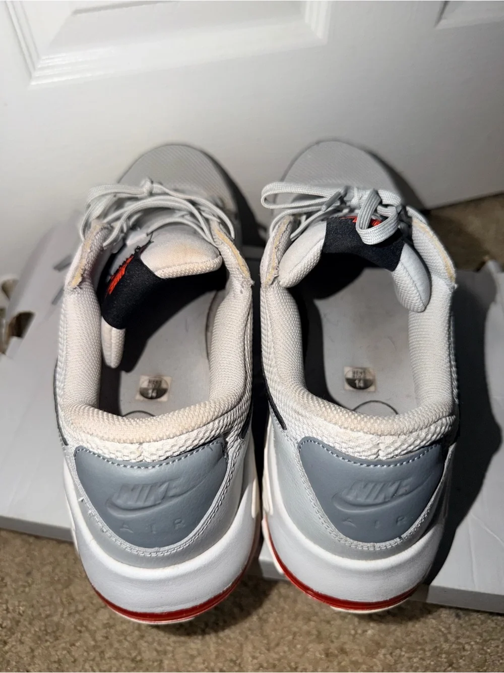 Nike Air Max Excee White Grey Black Red Men’s Size 14